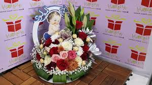 لعشاق الورد تنسيق بوكيه ورد مولود Youtube