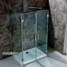 Sollten sie sich dennoch für eine duschkabine mit elementen aus kunstglas entscheiden, bieten wir ebenfalls einige artikel an. U Form Duschkabine 8 Mm Esg Glas 80 90 120 Cm Statuswest