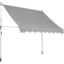 Mendler t792 mit polyester 500 x 300 cm grau. Klemmmarkise 250 Cm X 150 Cm Silbergrau Kaufen Bei Obi