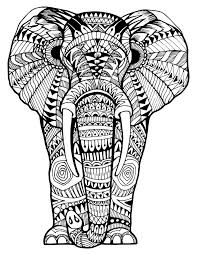 We have a beautiful handmade coloring page of elephant for adults and children's. Elephant Coloring Pages Hard Oke Hore