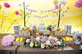 Theme parties create lasting memories. Baby Dol First Birthday First Birthdays Birthday Party Decorations