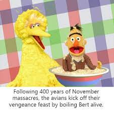 We did not find results for: Big Bird Gets In The Thanksgiving Spirit Bertstrips
