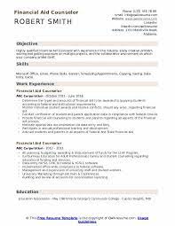 Even though this is a free resume example, it is important to adjust your own resume to present your relevant work history and skills according to the job you are applying for. Financial Aid Counselor Resume Samples Qwikresume