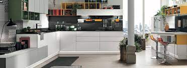 A Young And Creative Kitchen That Extends Into The Living Room Open Space Perfect For Family And Social Modern Kitchen Modern Kitchen Design Classic Kitchens