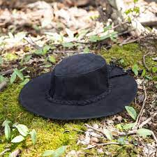 Suede Leather Floppy Hat Suede Leather Suede Hat Suede