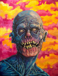 Undead Fred Art Print