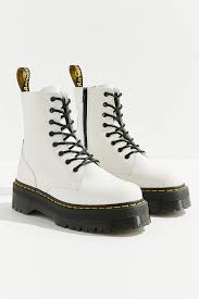 You'll receive email and feed alerts when new items arrive. Dr Martens Jadon 8 Eye Platform White Boot Girls Shoes Boots White Boots