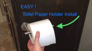 Mdesign wall mount toilet paper holder is one of a kind with a room to store and dispense one room toilet paper. Easy Toilet Paper Holder Install Youtube