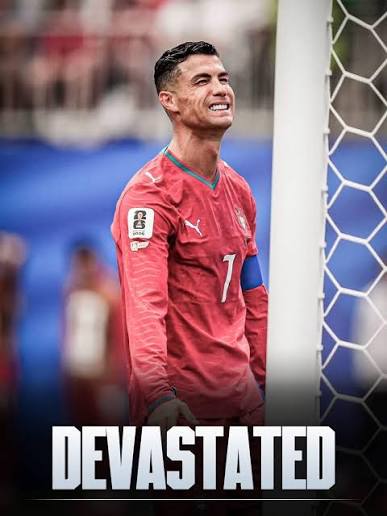 Cristiano Ronaldo frustrated after Portugal's draw