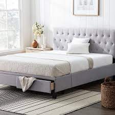 You get to use your bed space. Brookside Anna Stone Queen Platform Bed With Storage In The Beds Department At Lowes Com