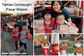 In the evening, and your stomach is rumbling for food; Taman Connaught Pasar Malam A Night Market Of Food Paradise Tekkaus Malaysia Lifestyle Blogger Influencer