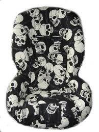 Skulls Barb Wire Replacement Toddler Car Seat Cover Fits Britax Marathon Chic Covers Goth Baby Gothic Baby Punk Baby