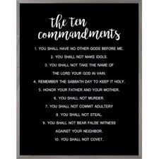 Maybe you would like to learn more about one of these? Framed Art Ten Commandments Black 11 X 14 Farmhouse Art Walmart Com Walmart Com