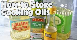 It is recommended you purchase food grade water storage containers from surplus or camping supplies stores to use for water storage. How To Store Cooking Oils My Fearless Kitchen
