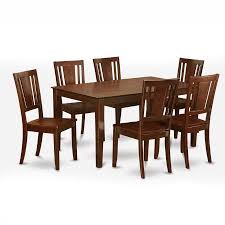 Just because you have a small dining space doesn't mean you don't like to entertain. East West Furniture Capris 7 Piece Rectangular Dining Table Set With Buckland Wooden Seat Chairs Formal Dining Room Sets 7 Piece Dining Set Small Dining Table