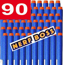 Nerf official 80 dart elite refill pack. 90 Pack Nerf Boss Foam Darts For Nerf N Strike Elite Nerf Gun Bullets 1883711218