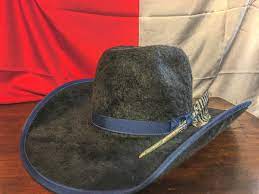My New American Hat Co Charcoal Grizzly 20x Felt Minnick Shape Crown With A Wide Brim Front Felt Cowboy Hats Custom Cowboy Hats Cowboy Hats