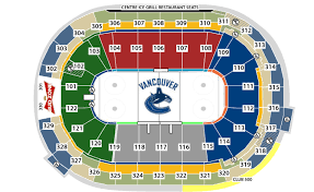 Vancouver Canucks Seating Chart Map Vancouver Canucks