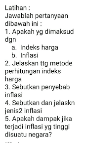 Indikator yang digunakan dalam mengukur kegiatan ekonomi secara umum ; Tolong Dijawab Yaa Terimakasih Brainly Co Id