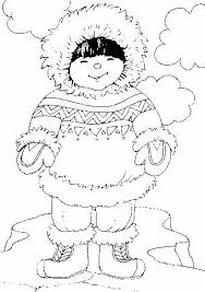 Resultado De Imagen De Inuit Coloring Coloring Pages Coloring Books Winter Crafts