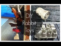 This toy is very quick and easy to make and doesn't require much supplies. Homemade Rabbit Toys Youtube Rabbit Toys Homemade Rabbit Toys Toys