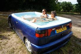 Benedetto Bufalino Turns Seat Ibiza Into A Jacuzzi Jacuzzi Hot Tub Jacuzzi Tub