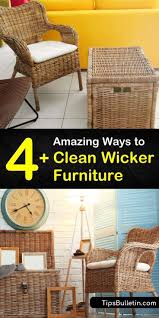 Disinfecting or sanitizing often requires the use of strong chemicals that might damage other fabrics. 4 Amazing Ways To Clean Wicker Furniture Clean Outdoor Furniture Wicker Furniture Outdoor Furniture Fabric