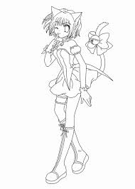 Cute Anime Cat Coloring Pages Awesome Girl Coloring Pages Printable Album Sabadaphnecottage Cute Anime Cat Coloring Pages For Girls Anime Crafts