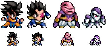 The graphics are inspired by dragon ball z goku gekitōden (game boy). Dragon Ball Z Devolution 1 2 3 Soleil Txori