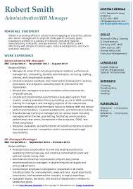 Lead investigations into sexual harassment, discrimination and other high level complaints. Hr Manager Resume Samples Qwikresume