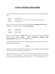 Surat perjanjian kerjasama , surat perjanjian kerjasama jasa, contoh macam2 surat perjanjian kerja, surat perjanjian kerjasama usaha, surat namun ada banyak lagi surat perjanjian kerja sama yang dapat anda buat sesuai dengan kebutuhan, namun agar tidak membahayakan anda. Contoh Surat Perjanjian Kerjasama Travel Agent Dengan Hotel Bagi Contoh Surat
