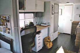 This cheerful 1971 shasta compact camper makeover comes from paul and kim fuelling of mabel studios. 27 Amazing Rv Travel Trailer Remodels You Need To See Remodeled Campers Interior Remodel Camper Interior