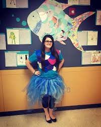 Rainbow Fish Teacher Costume Fish Costume Rainbow Fish Costume Teacher Costumes