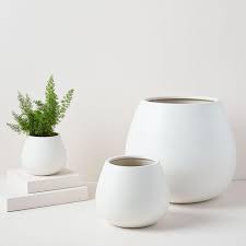 You will be spoiled for choice. Pure White Ceramic Planters West Elm United Kingdom
