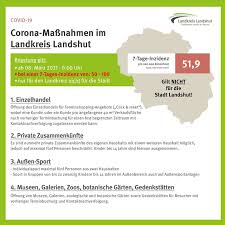 Bislang hatten in bayern vor allem läden des täglichen bedarfs wie supermärkte und bäckereien. Inzidenz Gekoppelte Lockerungen Neubewertung Fruhestens Mitte Der Woche Moglich Landkreis Landshut