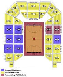 West Texas A M University First United Bank Center Seating