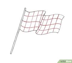 Draw 5 dots in the locations i have placed them. How To Draw A Checkered Flag 5 Steps With Pictures Wikihow