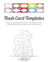Free printable alphabet flash cards template download them or print. Colorful Flash Card Templates Antiquated Notions