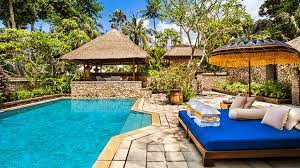 Satellite tv and a direct phone line are available for each room. Luxury Villas Garden View With Private Pool The Oberoi Beach Resort Bali