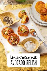 Linsentaler Mit Avocado Relish Rezept In 2020 Rezepte Gesunde Rezepte Lebensmittel Essen