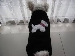 Dog Sweater Hand Knit 13 5 Quot Scottie Dog Sweater Westie Dog Sweater Cairn Terrier Coat Small Dog Clothes Knitted Dog Clothes Knit Dog Coat