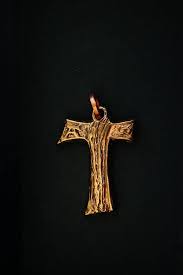 Tau Alpha Omega Cross Of Stream Of Life Healing Tranquility Tau Cross Solid Bronze Metal This Is My New Design Hand Made Very U Cross Designs Art St Francis