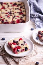 This wonderful recipe includes gluten free options as well. Easy Berry Sheet Cake Wife Mama Foodie