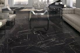 Fliesen aus marmor, limestone und travertin sind der neue wohntrend im innenausbau. Marmor Effekt Fliesen Schwarz Durchgefarbtes Feinsteinzeug P