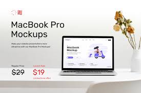 Free psd mac monitor mockup. Macbook Pro Mockups Workspace Mockup In Device Mockups On Yellow Images Creative Store