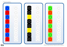 Copy The Maths Cube Patterns 2 Colour Cube Pattern Math Patterns Teaching Patterns