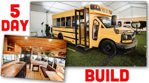 This School Bus Camper Was Built In 5 Days And Looks Nicer Than An  Apartment - The Autopian