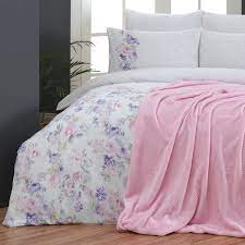 200 cm x 220 cm yatak çarşafı: Sarah Anderson Destini Cift Kisilik Nevresim Takimi Karaca Home