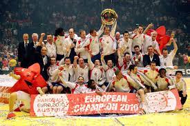 Le pays le plus titré est la france avec 5 succès. Datei France Is Jubilant 03 2010 European Men S Handball Championship Jpg Wikipedia