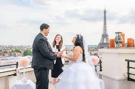 I Am So In Love With This Parisian Rooftop Wedding Chrystal Ray Found Such A Great Apartment In Th Paris Wedding France Wedding French Chateau Weddings